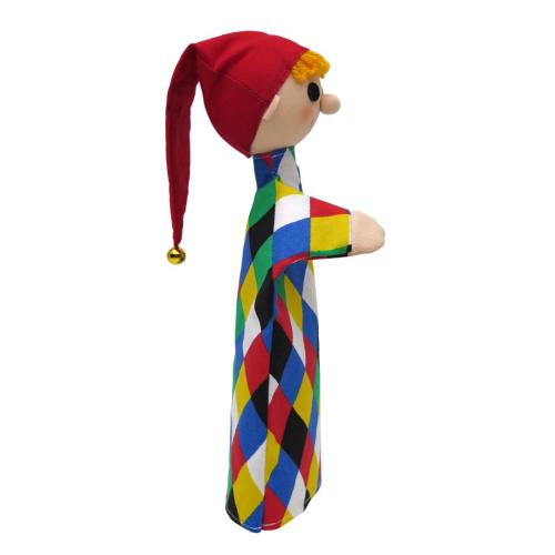 Kasperle Handspielpuppe von munabo bunt kariert 26cm